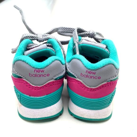 New Balance 574 Baby Walking Shoes Size 2 Crib Shoes - Picture 4 of 5